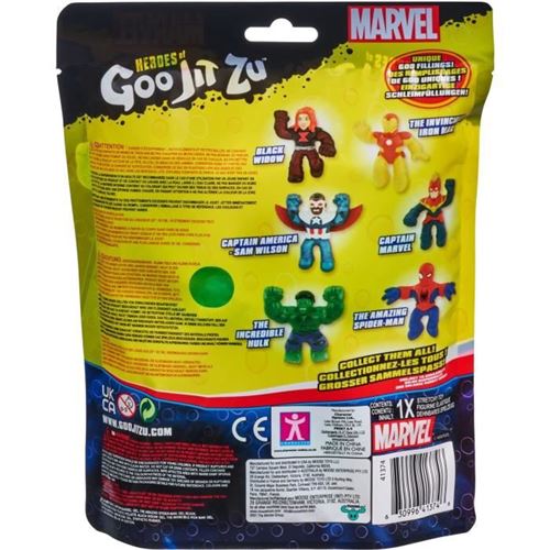Figurine Goo Jit Zu Marvel Hulk 11 cm boite arrière